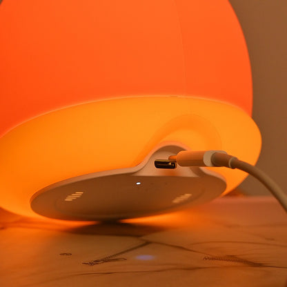GlowNestJoy Snail Tap Light — USB-C Rechargeable Silicone Night Light, 7 Colors & 30-Min Sleep Timer