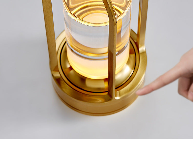 GlowNestJoy Portable LED Desk Lamp — USB Rechargeable, Stepless Dimming, 3-in-1 Light